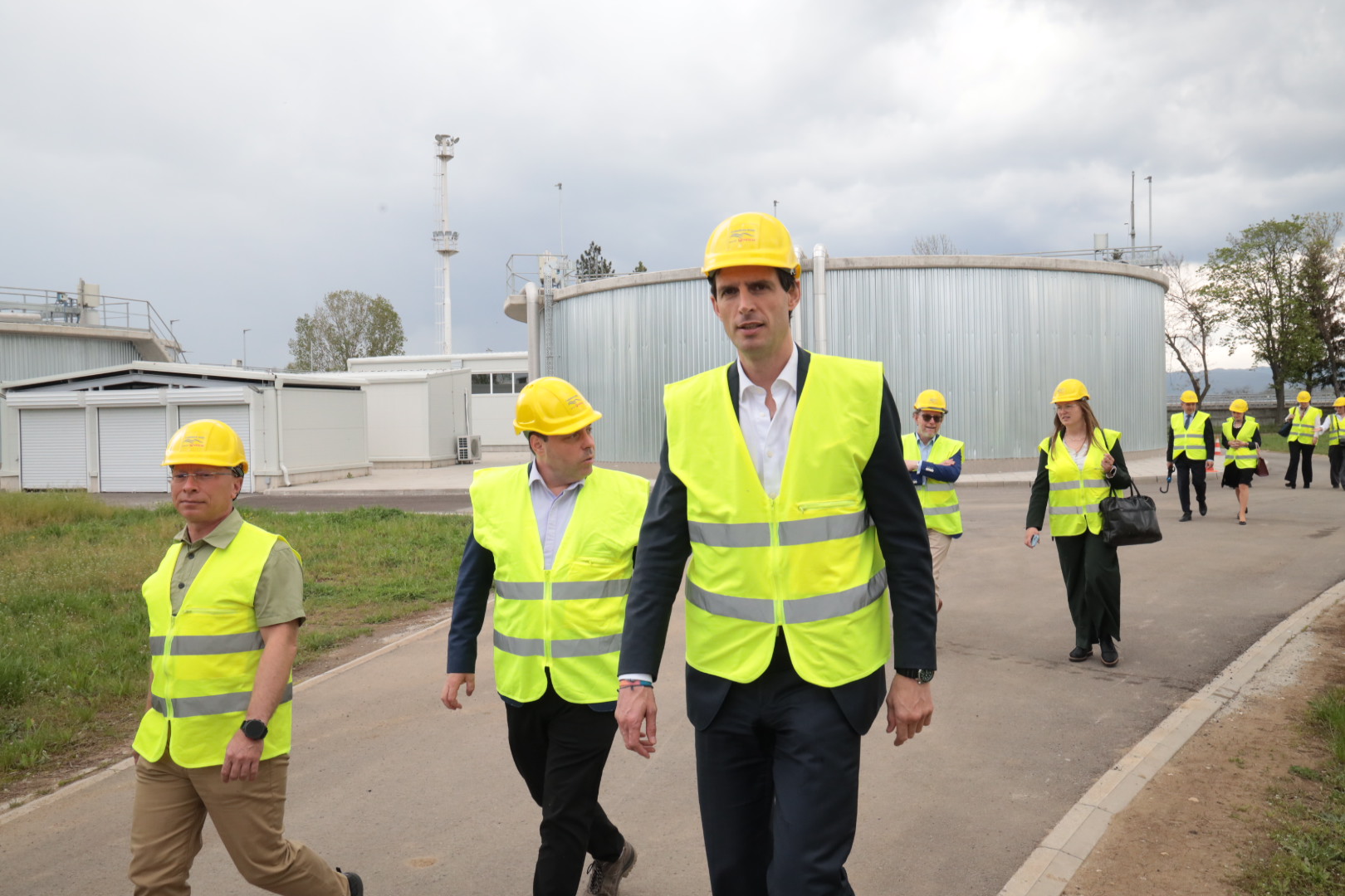EU COMMISSIONER WOPKE HOEKSTRA VISITED SOFIA’S WASTEWATER TREATMENT PLANT
